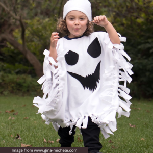 last minute DIY Halloween costume - ghost