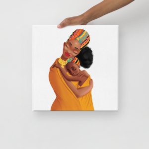 African Motherhood Canvas Art