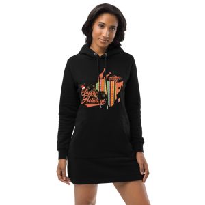 Afrocentric Christmas Hoodie Dress